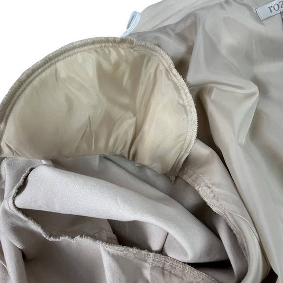 Roz & Ali Womens Open Front Jacket Lined Natural Beige Stretch 3X - Picture 7 of 9